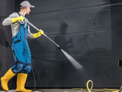 pressure-washing